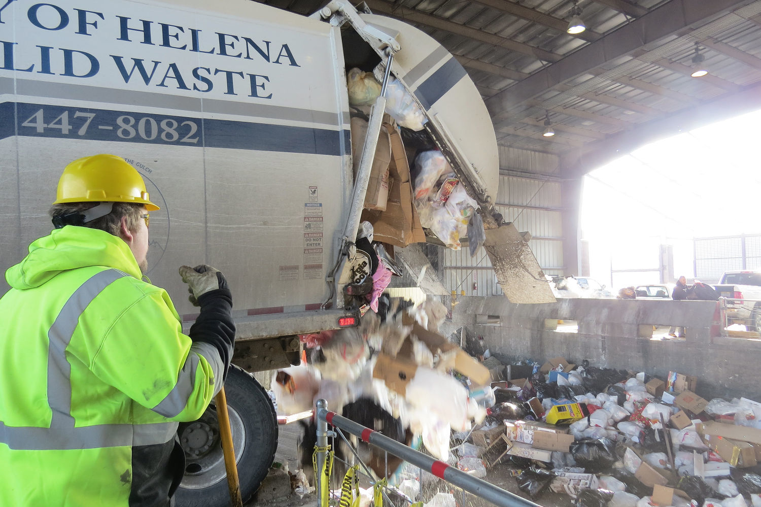 A city of Helena solid waste department employee
